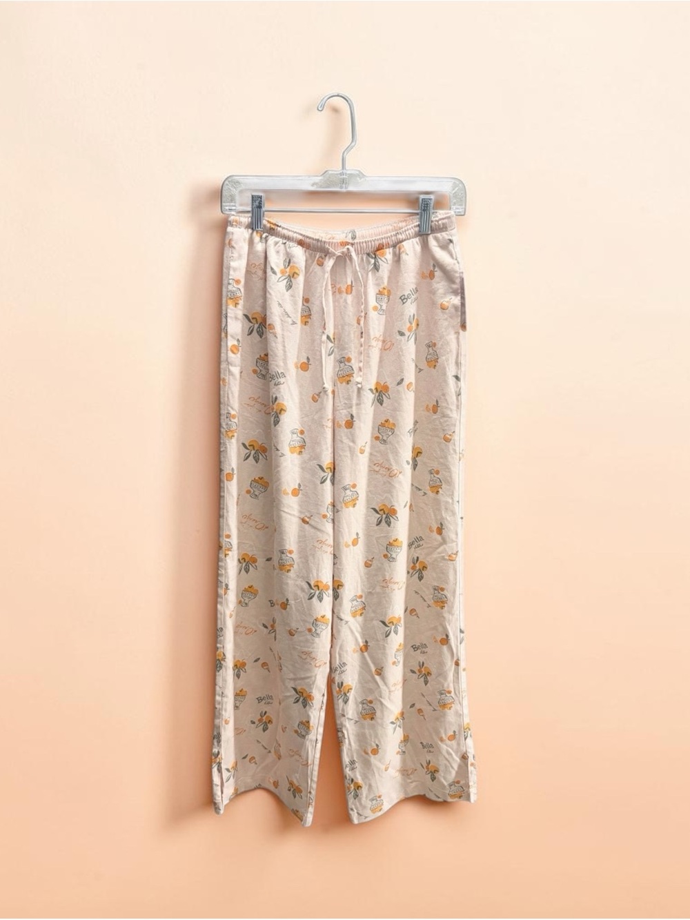Wild Fable Pants Bella Vita Pull On Drawstring Elastic Waist Oranges Womens XS